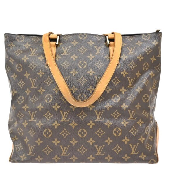 LOUIS VUITTON Cabas Mezzo Shoulder Bag Monogram Leather Brown M51151 82KB425 - Picture 3 of 15